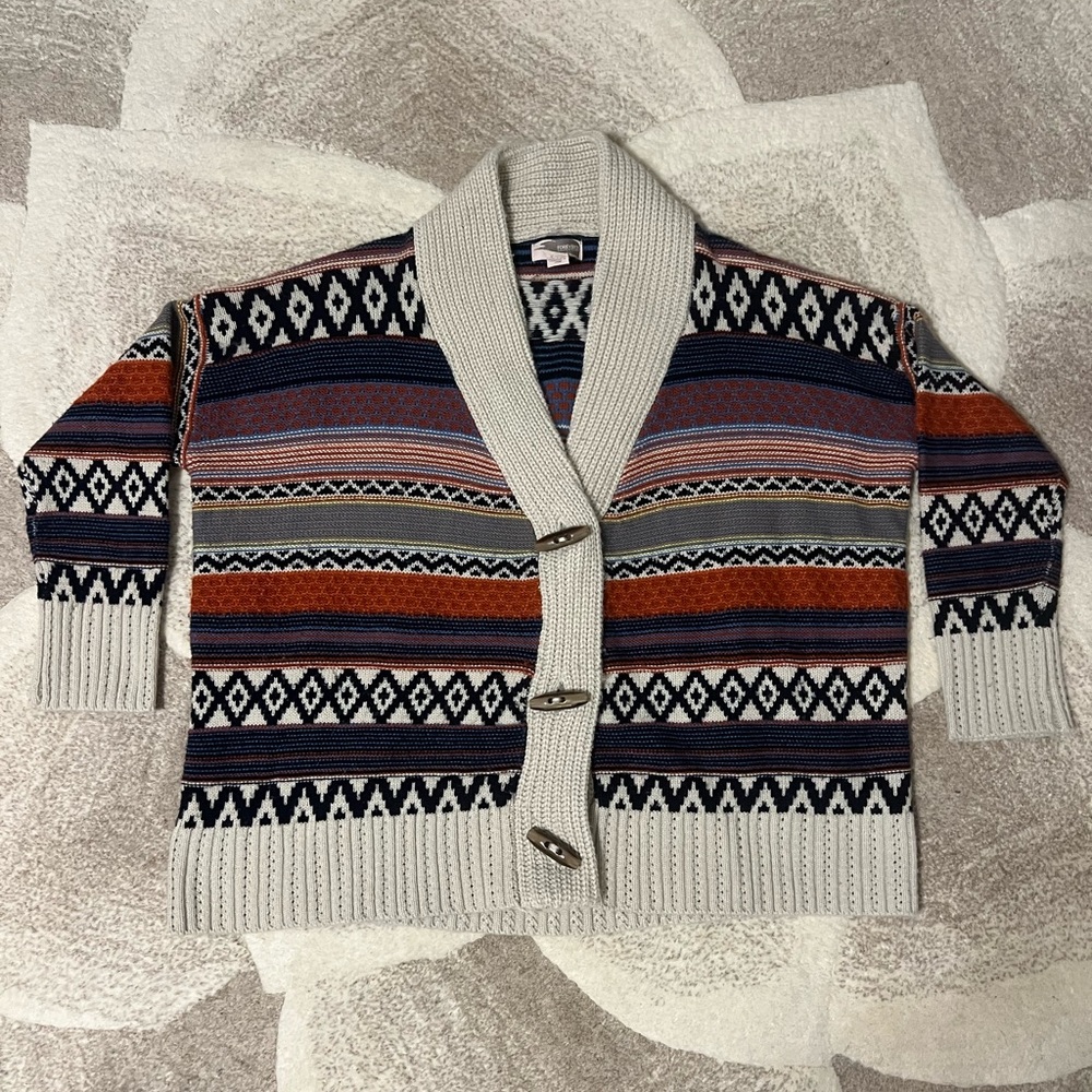Forever 21 Striped Cardigan Sweater